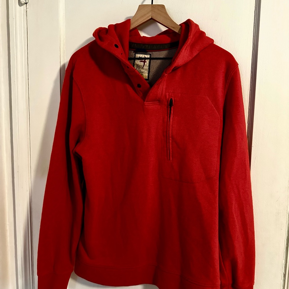 Relwen Faded Red Hoodie